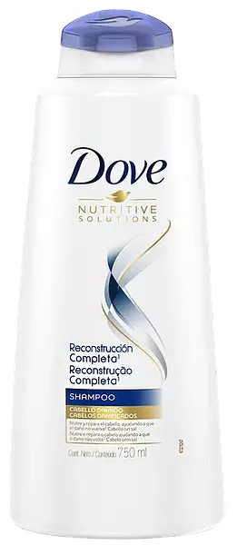 Shampoo Dove X750 Ml Re Construcción Completa