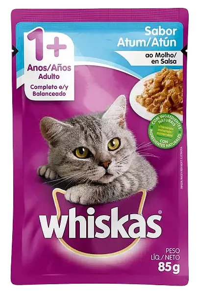 Whiskas Pouch Atun 1+Ad X85gr