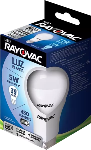 Bombillo Rayovac Led 5w x 1 Und