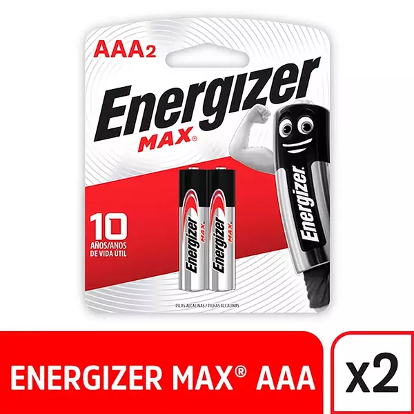 Pila Energizer Aaa Par x 2 Und