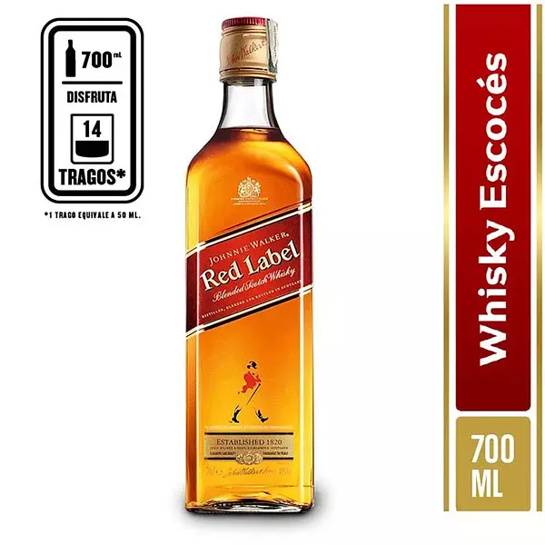 Whisky Johnnie Walk Red 700ml