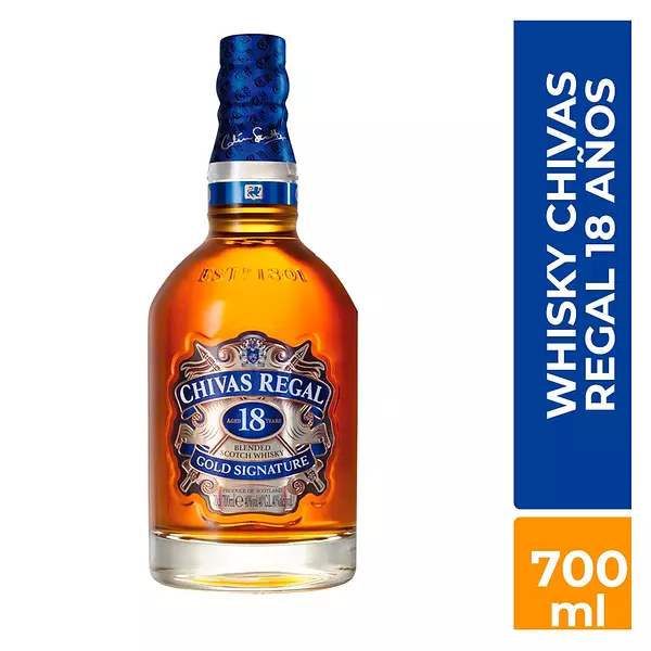 Whysky Chivas 18 Años 700ml