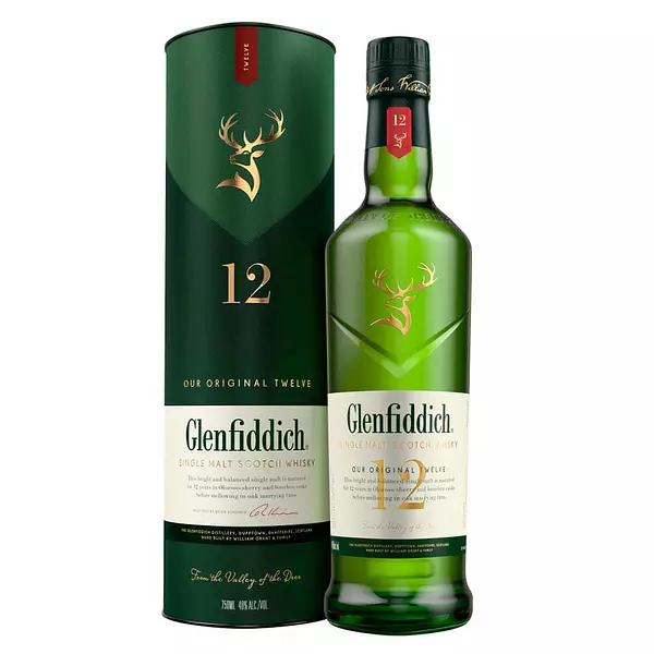 Whisky Glenfiddich 12 Años X750ml