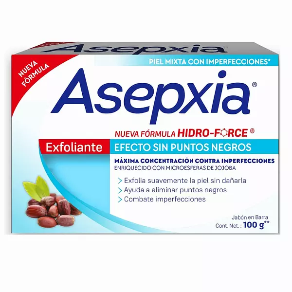 Jabon Exfoliante Asepxia X100gr