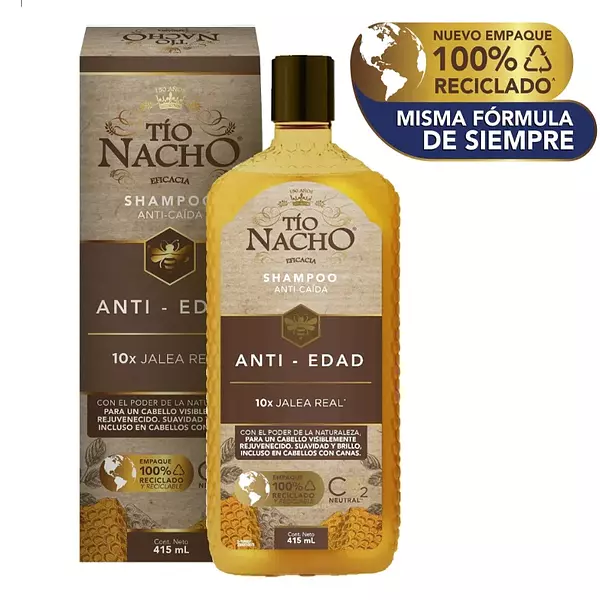 Shampoo Tio Nacho Jalea/Caida Edad X415 Ml