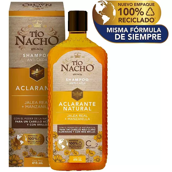 Shampoo Tio Nacho Aclarado Natural X415 Ml