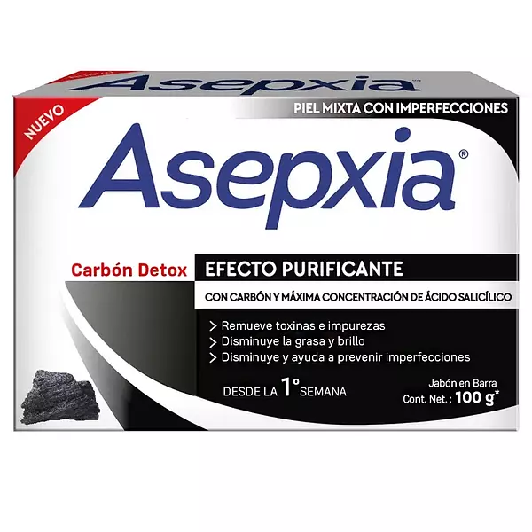 Jabon Asepxia Br Carbon 100gr