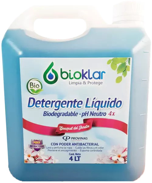 Deterg Liq Floral Bioklar X4000ml