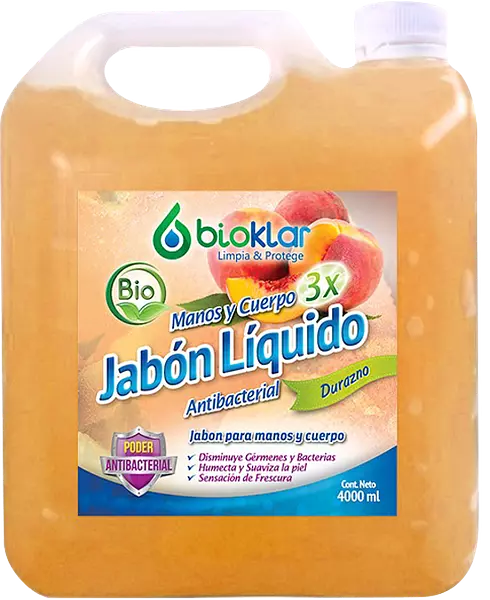 Jab Liq Bioklar Durazno X4000ml