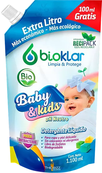 Det Liq Baby & Kids Bioklar 1.1lt