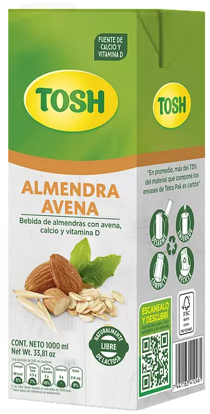 Bebida Tosh Almend Avena1lt