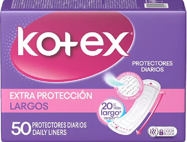 Protec Kotex Dia Larg Resp X50