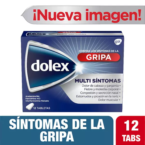 Dolex Gripa X500 Mg X12