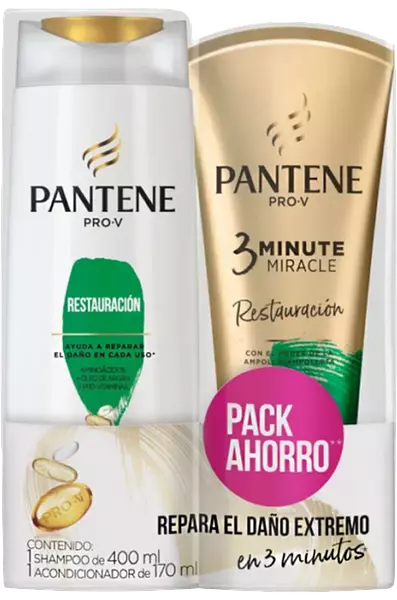 Pantene Shampoo + Acondicionador Pro-V Restauración 400ml