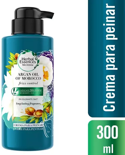 HERBAL ESSENCE CREMA PARA PEINAR ARGAN OIL 300ML con 25% de DESCUENTO.  Tienda Online Anika Farmacia y Perfumería