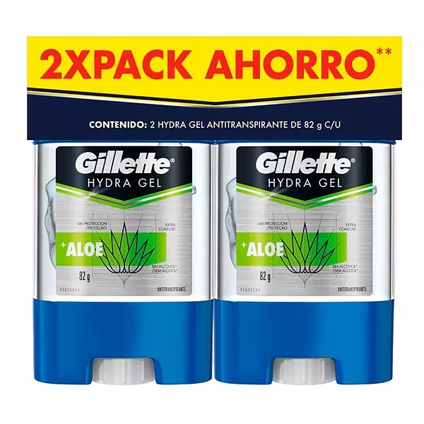 Deso Gilletee Gel Aloe 2x82gr