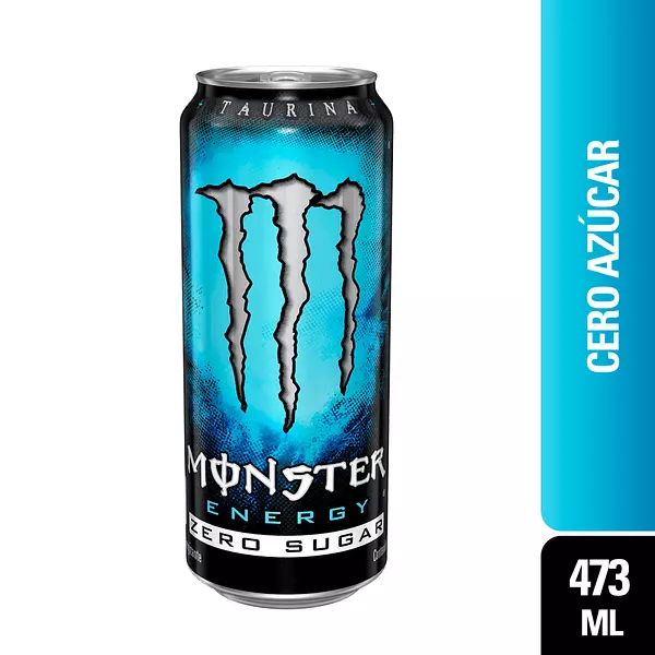 Bebida Monster Blue Zero X473 Ml