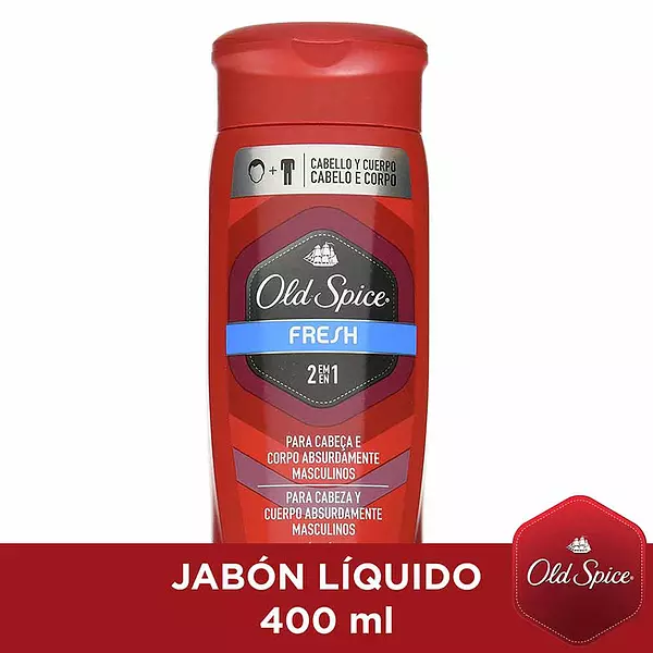 Jabon Liq Old Spice Fresh X400ml