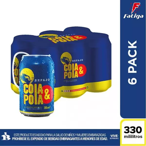 Cola y Pola Lata X6 x 1980 Ml