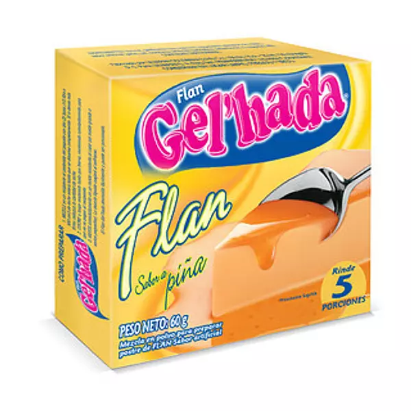 Flan Gelhada Piña