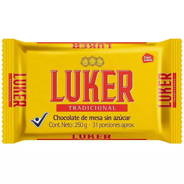 Chocolate Luker Amargo x 1/2 Libras