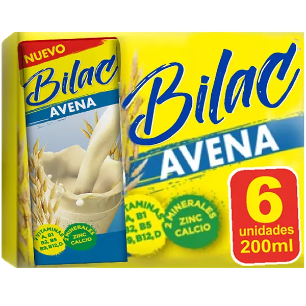 Avena Bilac 6und X200ml Tetra