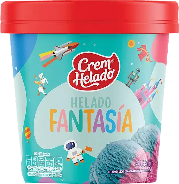 Helado Fantasia Trad. 1/2 Lt X350g