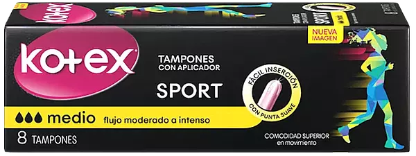 Tampon Kotex Evol Med Aplic X8