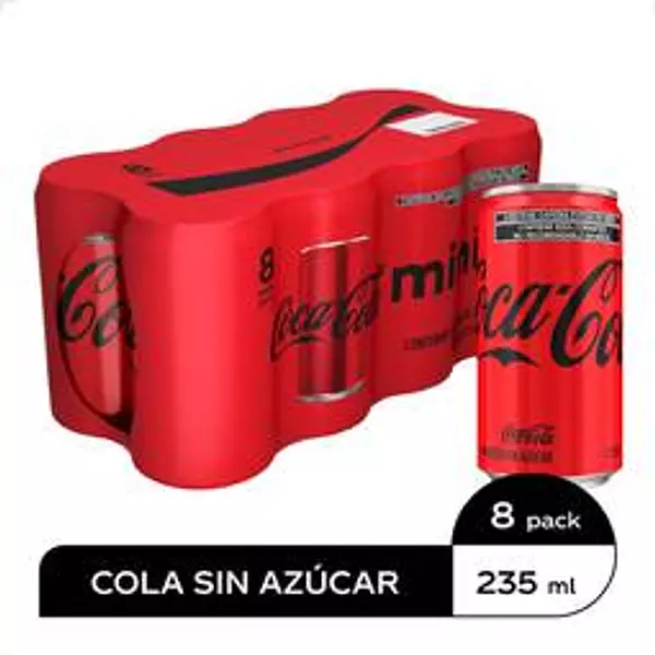 Sixpack Coca Cola S/Az Lta X235ml