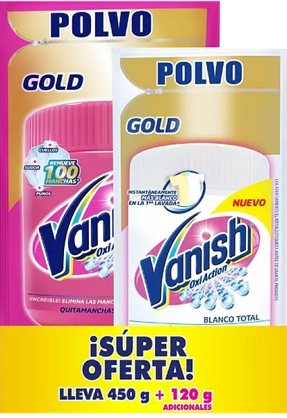 Vanish Poder Int 450gr+ Pol Blancx120