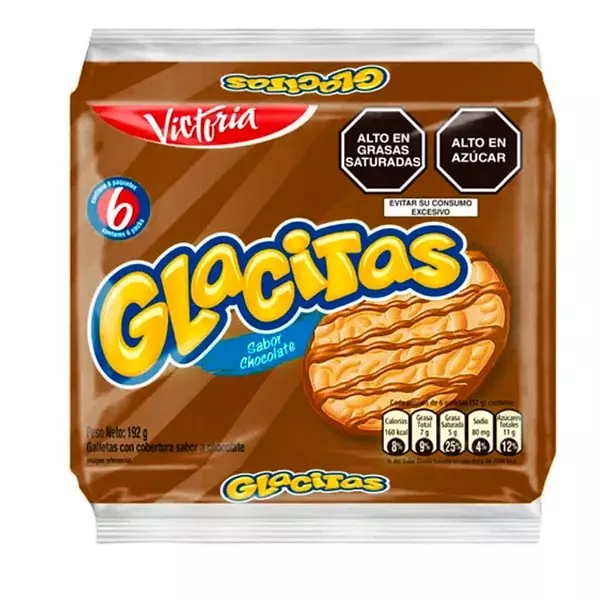 Galletas Glacitas Chocolate X6