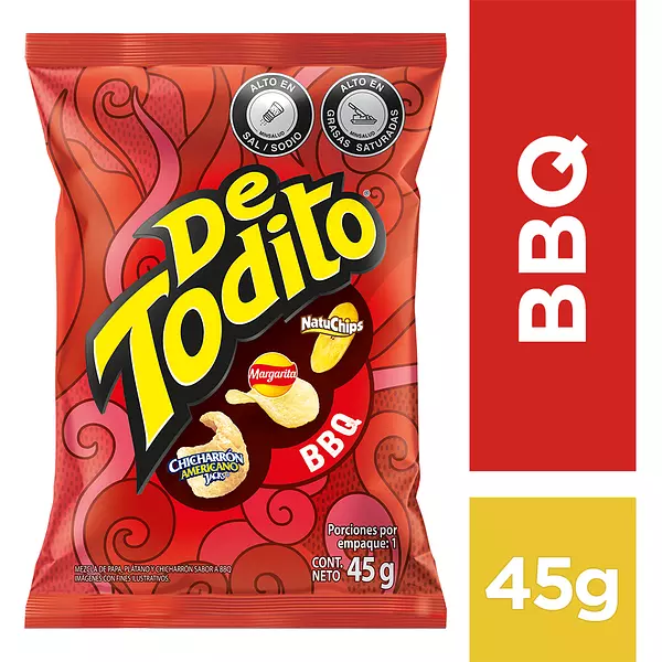 Detodito Paketon Bbq x 45gr Unidad