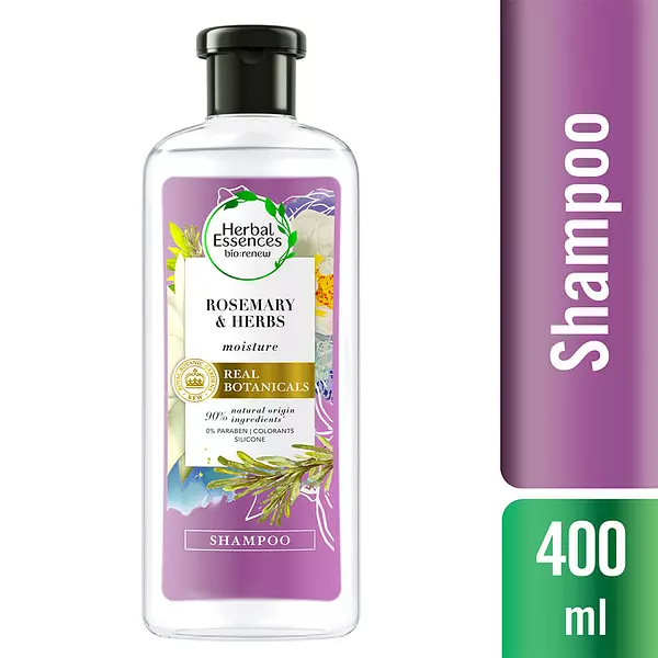 Shampoo Herbal Essences Rose Mary & Herbs 400 Ml