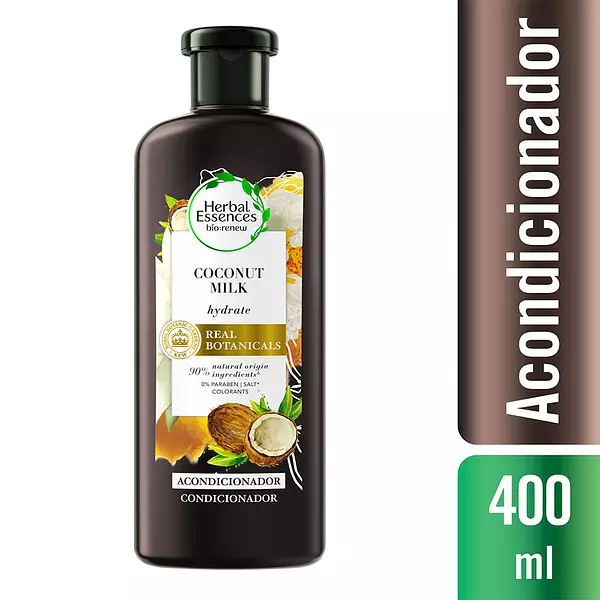 Acondicionador Herbal Essences Coconut Milk X 400 Ml