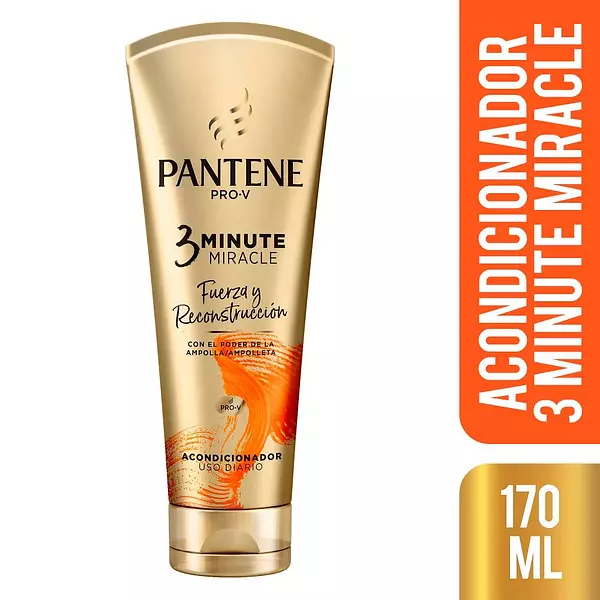 Acondicionador Pantene Fuerza Y Reconstruccion 3 Min 170 Ml