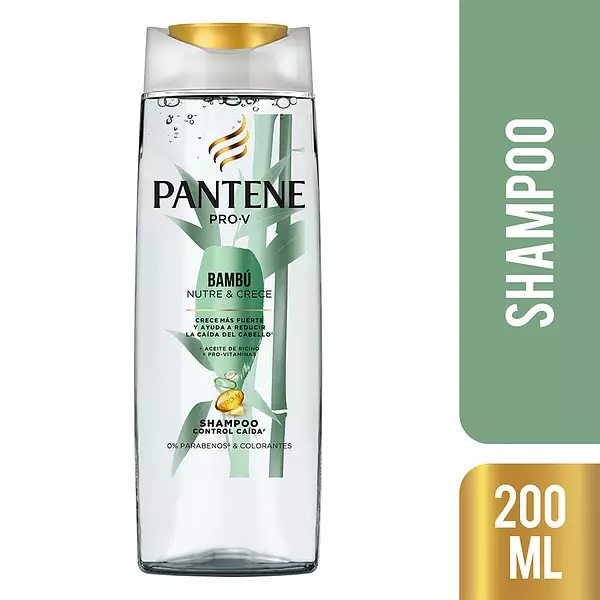 Shampoo Pantene Pro-V Bambú Nutre Y Crece 200 Ml