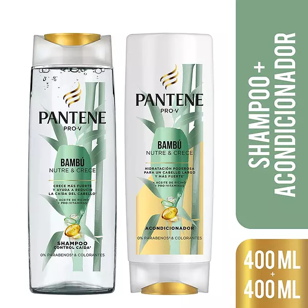 Shampoo Pantene Pro-V Bambú 400ml + Acondicionador 400ml