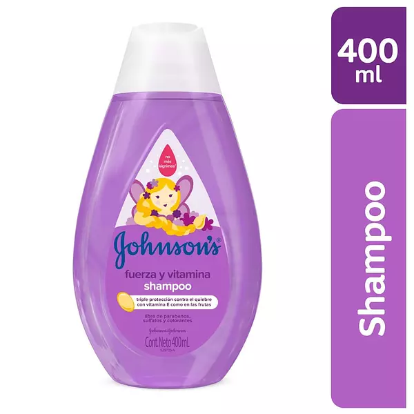 Shampoo Johnson'S Baby Fuerza Y Vitamina X400 Ml