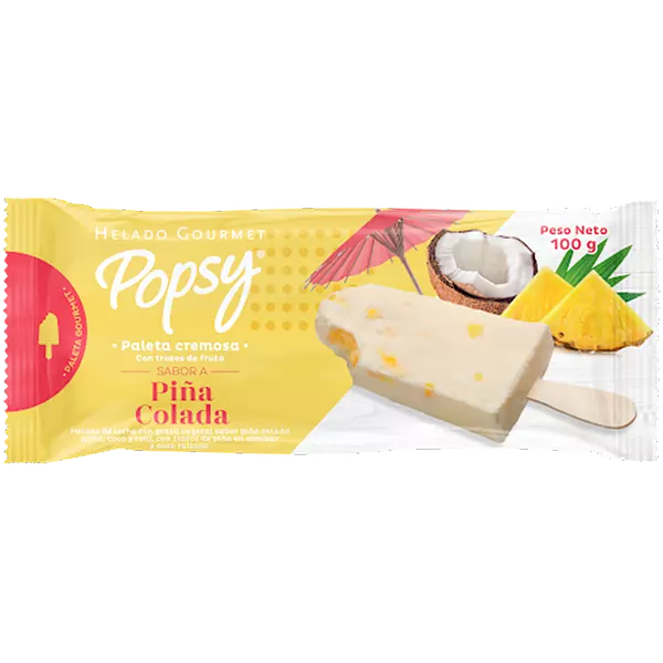 Paleta Popsy Piña Colada X 100 Gr