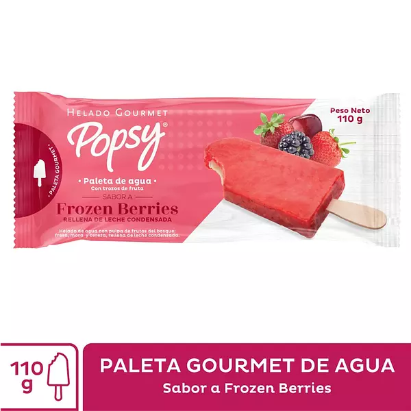 Paleta Popsy Frozen Berries X 110 Gr