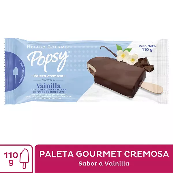 Paleta Popsy Vainilla X 100 Gr