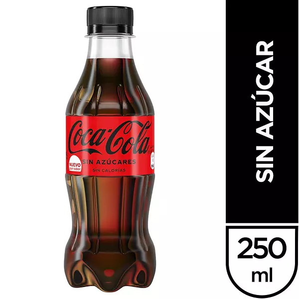 Gaseosa Coca Cola Sin Azucar 250 Ml