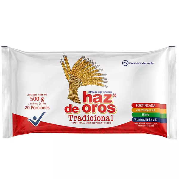 Harina De Trigo Haz De Oros X 500gr