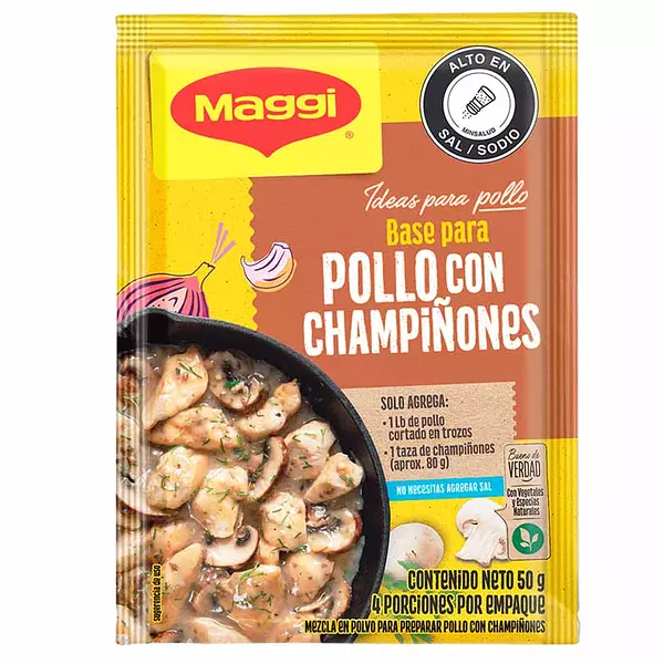 Base Para Pollo Con Champiñones Maggi X50g