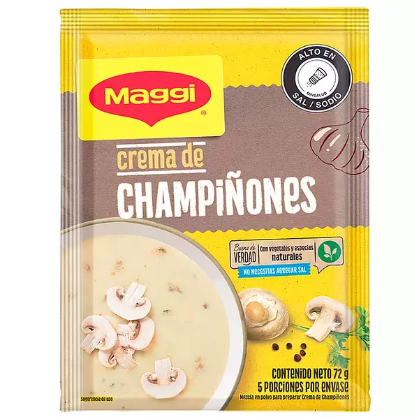 Crema De Champiñones Maggi X72g