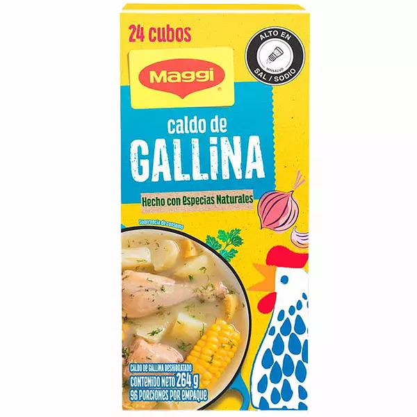 Caldo De Gallina Maggi Cubos X24und X264g