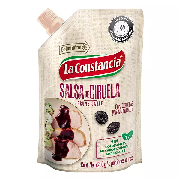 Salsa De Ciruelas La Constancia X 200 G