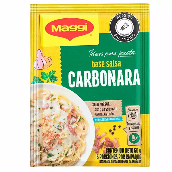 Base Salsa Carbonara Maggi X50g