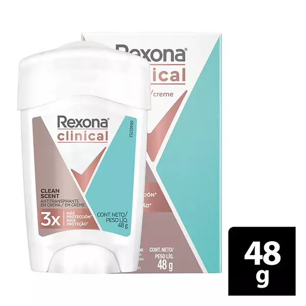 Desodorante Rexona Clinical Clean Scent Women Crema X48 G