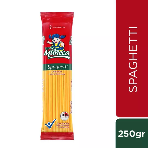 Pasta Spaghetti La Muñeca X250g